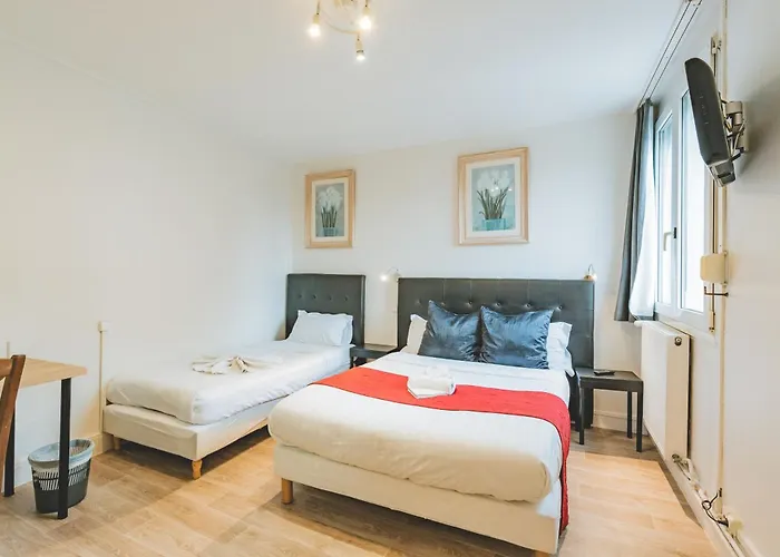호텔 Le Faidherbe Hotel Coeur De Ville -Nausicaa Billetterie-Q-Park