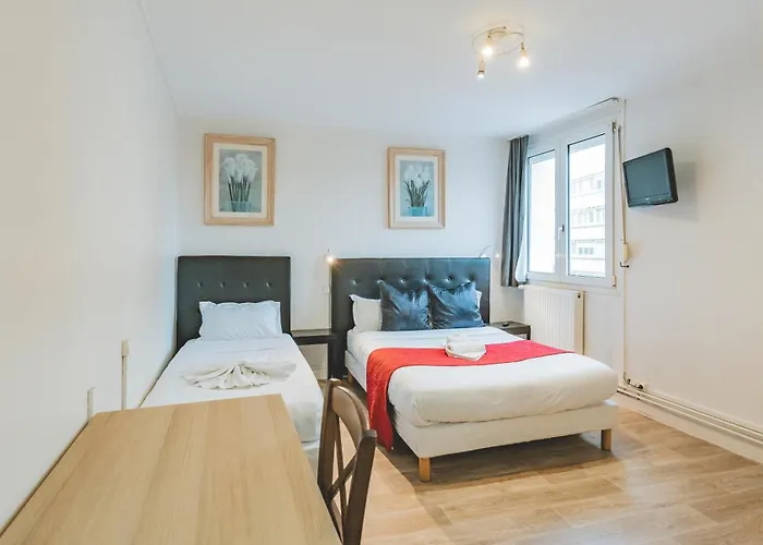 호텔 Le Faidherbe Hotel Coeur De Ville -Nausicaa Billetterie-Q-Park 2*